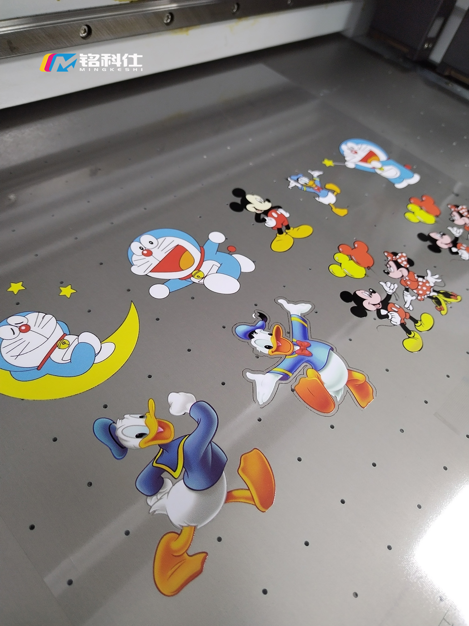 Crystal label UV printer, crystal label peeled film with text and images, providing a three-dimensional effect, convenient and fast